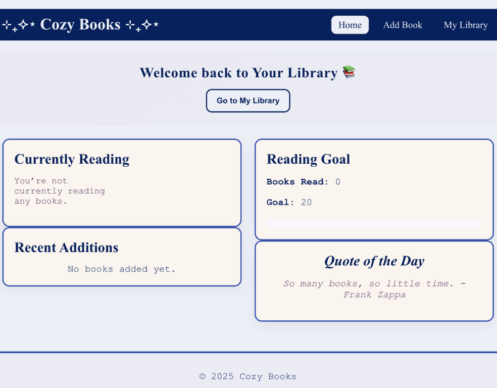 Booktracker screenshot